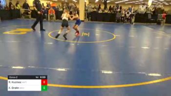 60 lbs Consolation - Roman Huzinec, Wattsburg vs Xavier Drake, Bradford