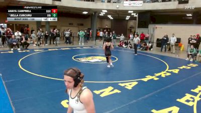 130 lbs Cons. Semi - Bella Curcuru, Unattached vs Anaya Campbell, Bolingbrook