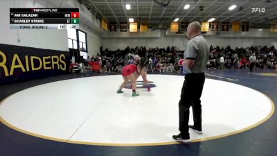 190 lbs Cons. Round 2 - Scarlet Strike, El Toro vs Ani Salazar, Hemet