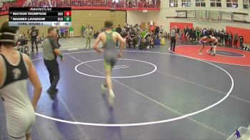 150 lbs Cons. Round 4 - Magnes Lavadour, West Linn vs Mayson Thompson, Union