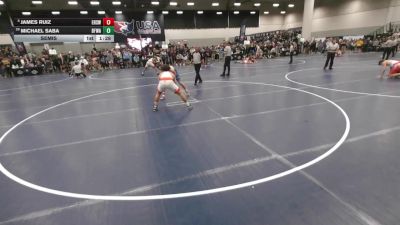 144 lbs Semis - James Ruiz, Esperanza High School Wrestling vs Michael Saba, Black Fox Wrestling Academy