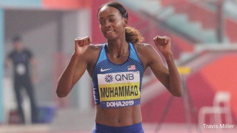 Dalilah Muhammad Breaks Own World Record For Gold In 52.16
