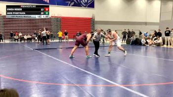 285 lbs 1st Place Match - Jake Pomykata, Johns Hopkins vs Owen Reber, Alvernia University