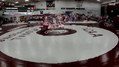 184 lbs Cons. Round 3 - Devin Rogers, Carthage College vs Gavin Graham, Msoe