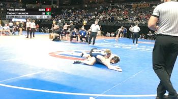 150 Class 3 lbs Champ. Round 1 - Rowdy Narron, St. Michael The Archangel vs Mac Mohnen, Marshfield