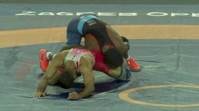 74 kg Qualification - Jarrett Jacques, USA vs Alfred Daniel, SLE