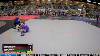 147 lbs Round 1 (4 Team) - Riley Martin, Baker vs Gabe Lacombe, Hidden Valley