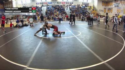 138 lbs Cons. Round 5 - Kase Hopper, Venice vs Gregory Jackson, Miami Palmetto