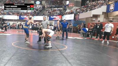 A - 150 lbs Cons. Round 2 - Coyt Krieger, Hardin vs Tristen DeShazer, Libby / Troy