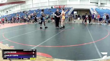 138 lbs Quarterfinal - Justin Boone, IN vs Charles Curtis, OH