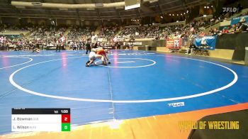 110 lbs Round Of 16 - Jaxson Bowman, GGB Ohio vs Luke Wilson, Elevate