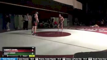 160 lbs Round 3 - Garrett Seaba, Clarion-Goldfield-Dows vs David Karam, Solon