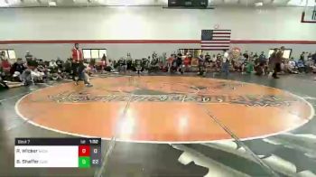 75 lbs Consi Of 4 - Reed Wicker, Midwest Xtreme Wrestling vs Braxton Shaffer, Kodiak Attack