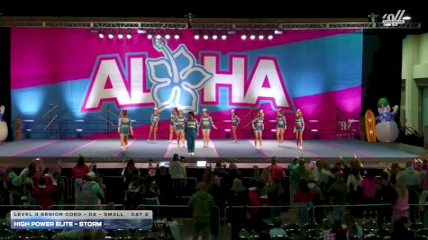 High Power Elite - Storm [2025 L3 Senior Coed - D2 - Small Day 2] 2025 Aloha Gatlinburg Showdown