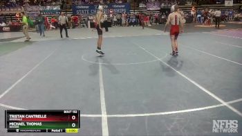 D 2 113 lbs Cons. Round 2 - Tristan Cantrelle, Riverdale vs Michael Thomas, Bossier