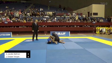 Anthony Jayden Beltran vs Jaxon Cooper Vargas 2024 Pan IBJJF Jiu-Jitsu No-Gi Championship
