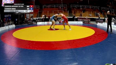 97kg Cons. Semi - Charles-Anthony Di Vita, Montreal Wrestling Club vs Connor Bren, Dinos Wrestling Club