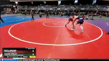 6A - 215 lbs Quarterfinal - Maddie Welch, Conroe Woodlands College Park vs Dayla Brown, South Grand Prairie