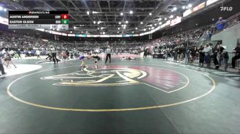 120 lbs Cons. Round 2 - Easton Olson, Riverton vs Austin Andersen, Century