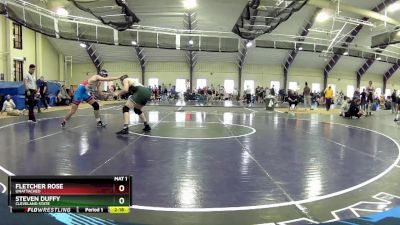 184 lbs Quarterfinal - Fletcher Rose, Unattached vs Steven Duffy, Cleveland State