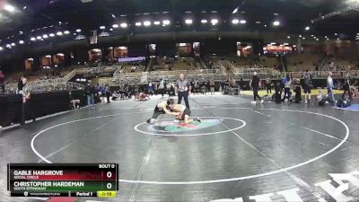 106 lbs Cons. Round 5 - Gable Hargrove, Social Circle vs Christopher Hardeman, South Effingham