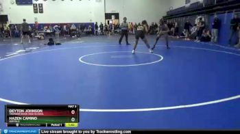 160 lbs Champ. Round 2 - Hazen Camino, Buffalo vs Deyton Johnson, Thunder Basin High School