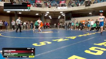 126 lbs Champ. Round 1 - Liam Noonan, Unattached vs Declan Murphy, Niles Notre Dame