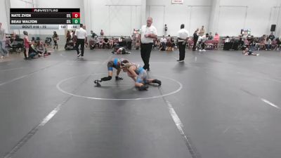 72 lbs Cons. Semi - Beau Walton, Steller vs Nate Zven, NOVA WC