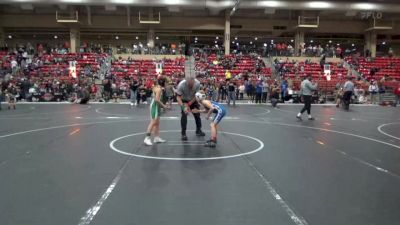 73 lbs Semifinal - Brock Lowe, Winfield Youth Wrestling Club vs Reed Briggs, Linn County Twisters