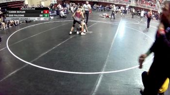 100 lbs Champ. Round 1 - Gus Falcone, Syracuse Mat Club vs Caden Butler, Arlington Eagles