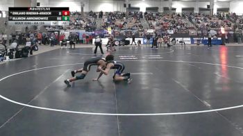 AA 126 lbs Cons. Round 2 - Emiliano Hineman-Amador, Siegel High School vs Ellison Abromowitz, Brentwood High School