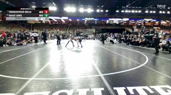 120 lbs Semifinal - Teequavious Mills, Mill Creek vs Isaac Jung, West Forsyth