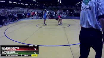 130 lbs Champ. Round 2 - Astrid Reyes, Hilton Head High School vs Genesis Fuentes, Gateway High School