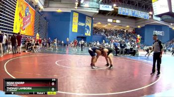 215 lbs Cons. Round 2 - Thomas Lamborn, St Georges vs Noah Knorp, Notre Dame