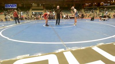 140 lbs 3rd Place - Noah Dawejko, Panther Youth Wrestling vs Landon Hayes, Midwest City Bombers Youth Wrestling Club