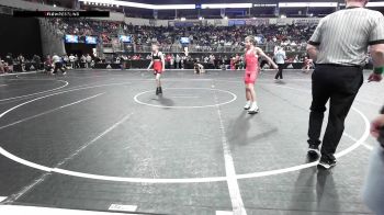 100 lbs Quarterfinal - Hunter Ward, Ryhno Academy Of Wrestling vs Jaydyn Schommer, Nebraska Boyz
