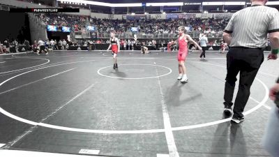 100 lbs Quarterfinal - Hunter Ward, Ryhno Academy Of Wrestling vs Jaydyn Schommer, Nebraska Boyz