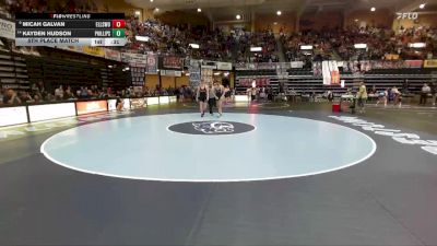 175 lbs 5th Place Match - Kayden Hudson, Phillipsburg Hs vs Micah Galvan, Ellsworth Hs