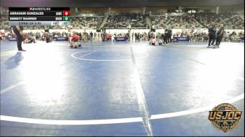 155 lbs Consi Of 8 #2 - Abraham Gonzales, ALL AMERICAN WRESTLING CLUB vs Emmitt Warren, Morrison Takedown Club