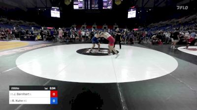 285 lbs Cons 4 - Jackson Barnhart, IL vs Rylan Kuhn, MO