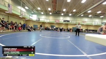 155 lbs Round 4 - Findley Smout, Wave Wrestling Club vs Emory Crawford, Eldo Youth Wrestling Club