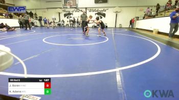 85 lbs Rr Rnd 5 - Jacob Boren, Verdigris Youth Wrestling vs Klay Adams, Miami Takedown Club