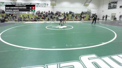 131 lbs Cons. Round 2 - Crystal Arzate, Santa Ana College vs Ruby Contreras Martinez, Fresno City