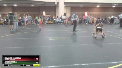 75 lbs Cons. Round 2 - Max Staples, Steele Valley Renegades vs Sawyer Norton, DeHart Academy