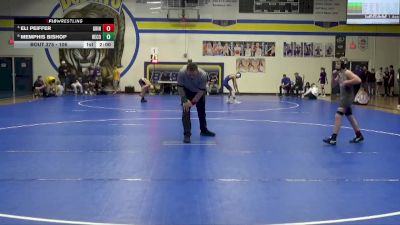 106 lbs Cons. Semi - Memphis Bishop, Benton Community vs Eli Peiffer, Grinnell