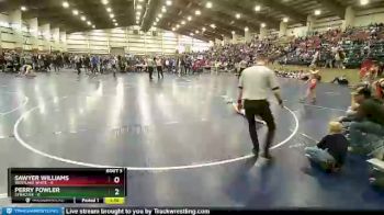 80 lbs Champ Round 1 (16 Team) - Sawyer Williams, Westlake White vs Perry Fowler, Syracuse