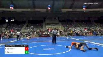 95 lbs Consolation - Gabriel Dorman, Bad Karma vs Trent Eck, Team Brawlers(Kansas)