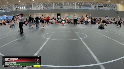 76 lbs Round 2 - Joey Messina, Ohio Gold vs John Byers, Junior Terps Xpress