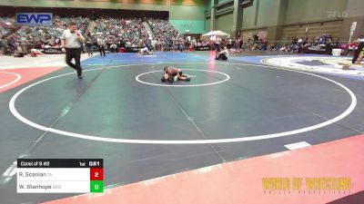 68 lbs Consi Of 8 #2 - Remington Scanlan, Team Aggression vs Whitnee Stanhope, Grizzly Express Wrestling Club