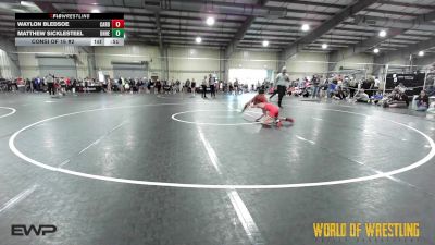 77 lbs Consi Of 16 #2 - Waylon Bledsoe, Cardinal Wrestling Club vs Matthew Sicklesteel, Team Donahoe